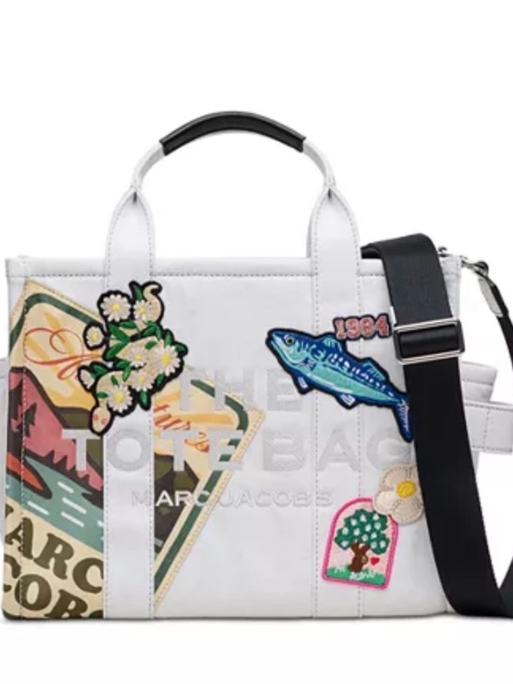 ✨NWT Marc Jacobs The Tote Bag in Medium-Denim Camp Patchwork✨